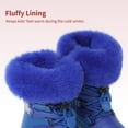 thumbnail image 3 of Dream Pairs Boys Girls Toddler Snow Boots Slip Resistant Faux Fur Lined Mid Calf Little Kids Winter Shoes SDSB2221K ROYAL BLUE Size 13, 3 of 5