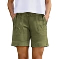 thumbnail image 3 of Noric Women's Cotton Casual Shorts High Waisted Elastic Waist Loose Fit Lightweight Summer Beach Shorts with Pockets, 3 of 9