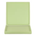 thumbnail image 1 of Uxcell 2-Pack Platillo de Cerámica para Plantas, Bandeja Captadora de Agua de 6.3 Pulgadas, Platillos para Macetas de Plantas de Interior [Cuadrado Verde Matcha], 1 of 7