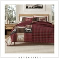 thumbnail image 4 of Rustic Woodland Reversible Full / Queen Quilt Set with Shams (Hemlock Red / Brown), 4 of 6