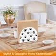 thumbnail image 6 of Yayeee Napkin Holder for Table Kitchen Paper Tissue Organization, Black Cartoon Cat Paw, 6 of 8