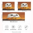 thumbnail image 4 of Dailycode Satin Pillow Case Queen Silk Pillow Cover for Hair and Skin Envelope Closure Cute Ghost on Pumpkin 20"x30", 4 of 9