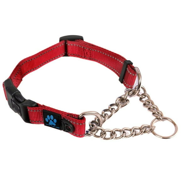 Max and Neo Stainless Steel Chain Martingale Collar - We Donate a Collar to a Dog Rescue for Every Collar Sold