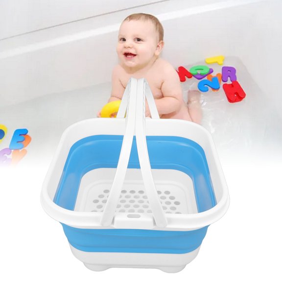 Organizador Plegable Para Guardar Juguetes De , Soporte Para Juguetes De Gran Capacidad Con Base Extraíble, Cesta De Secado Rápido Para Juguetes De Bebé