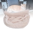 thumbnail image 4 of Cat Hammock Bed, Cat Window Hammock Hanging Soft Sleeping Bed with Removable Fabrics Cover for Indoor Cats Ferret Rabbits Windowsill Bedside, 4 of 7