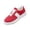 Red, variant on Platform Sole Trainers, Colorful Suede Sneakers, Everyday Walking Shoes, Platform Sneakers for Women Comfortable Fashion Retro Sneakers Casual Non-Slip Tennis Walking Shoes, Red 6