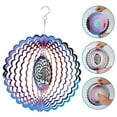 thumbnail image 2 of Wind Spinner for Patio Decoration 360°Rotation Metal Hanging Wind Spinner for Yard and Garden, 2 of 8