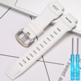 thumbnail image 3 of Correa de reloj de repuesto de resina adecuada para Casio Pro trek Prg 260 250 500 550 PRW 2500 3500 5100 Correa de hombre de 18 mm Accesorio de reloj, 3 of 5