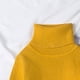 thumbnail image 3 of Laklulu Suéter de Manga Larga con Cuello Alto para niños Sudadera cálida de Punto Fino sólido básico, 3 of 5