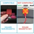 thumbnail image 6 of 1.81''Treadmill Safety Key, Universal Treadmills Magnet Key Replacement Square Key for Most Treadmills with Black Clip, 6 of 7