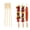 6", variant on PETGLE Paddle Pick 3.5-200 3.5" Bamboo Paddle Pick Skewers (Pack of 200)