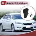 thumbnail image 2 of Cubierta de Pomo de Cambio Antideslizante Unique Bargains para Honda Accord 8 2008-2012 Cuero Negro, 2 of 6