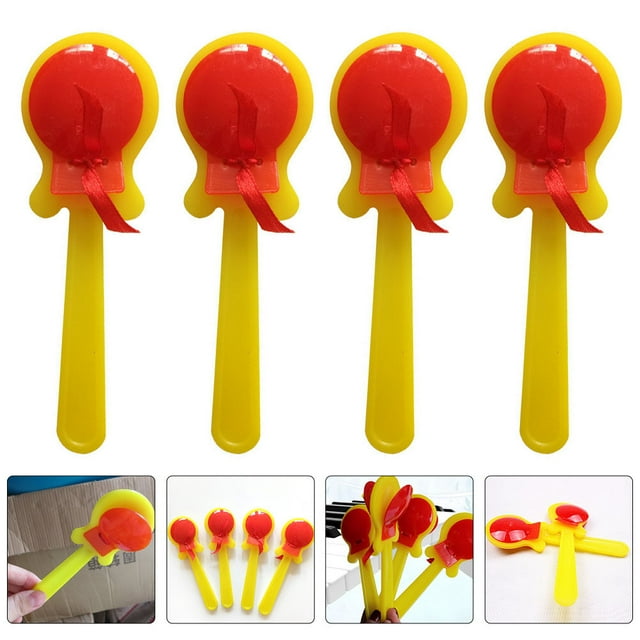 OULII 4Pcs Toddler Musical Instruments Orff Castanets ABS Material for Rhythm Sense Cultivation