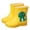Yellow, variant on Rain Boots Kids Waterproof Non- Round-toe Mid Ankle for Toddler Little Kids,for Muddy Puddles Rainy Day Use