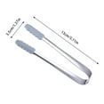 thumbnail image 2 of Pinces en Silicone en Acier Inoxydable pour Servir Buffet, Dessert, Thé et Café-Bar, Cuisine, 2 of 6