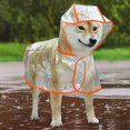 thumbnail image 3 of Duulaya Hukapapa Dog Raincoat with Hood Poncho Transparent Rain Coat for Small Dogs Waterproof Puppy Cats Pets150, 3 of 7