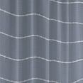 thumbnail image 4 of Blue Stripe Shower Curtain, Recycled Cotton, 72” x 72”, Quality Living, 4 of 5