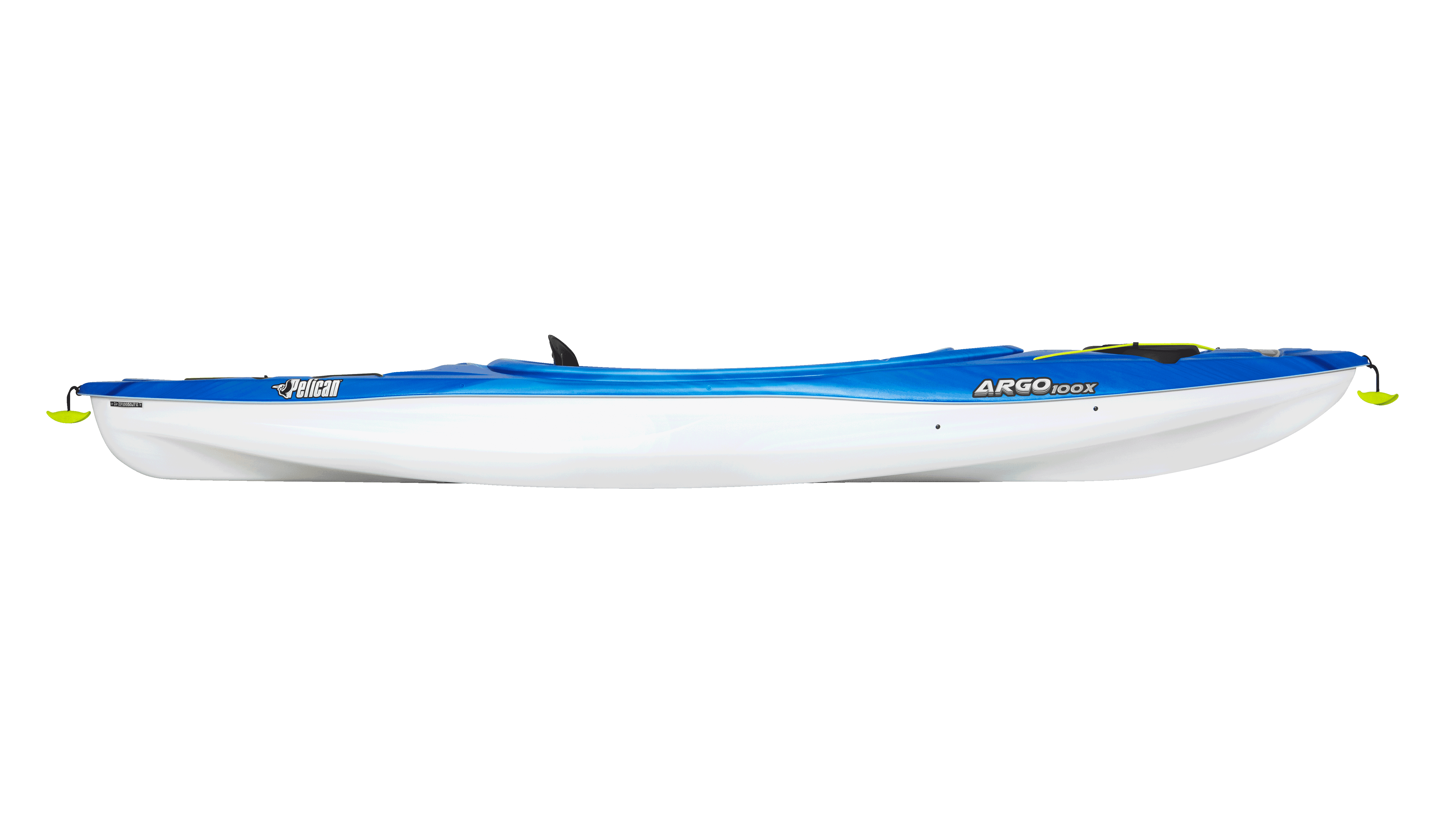 Pelican - Argo 100X - Sit-in Recreational Kayak - 10 ft - Fade Deep Blue White