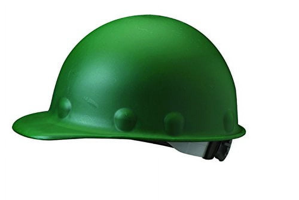 Honeywell Fibre-Metal Roughneck P2 Protective Caps, SuperEight Ratchet, Green