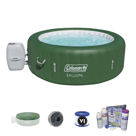 Coleman SaluSpa 77 x 28" 6 Person Inflatable Spa w/ EZ Spa EZ3 Chemical Kit