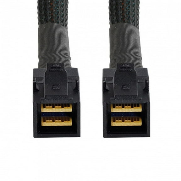 CY Internal Mini SAS HD SFF-8643 to Mini SAS High Density HD SFF-8643 Data Server Disk Raid Cable 50cm