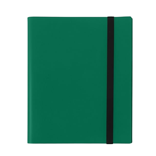 EGNMCR Office & Stationery 9-Pocket Trading Card Binder Multiple Pocket Trading Card Album With Straps 360 Side-Loading Pockets Album For Sports Cards Football Fact Book