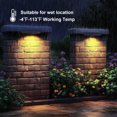 thumbnail image 4 of 7.8in. LED Outdoor Stair Lights 4W Step Lights 3000K  Low Voltage Outdoor Wall lights 6-pack, 4 of 6