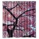 thumbnail image 1 of ABPHQTO Cortina de ducha con patrón de árbol de flores de cerezo Cortina de ducha impermeable 160x180 cm, 1 of 2