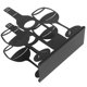 thumbnail image 1 of CRILSTYLEO Servilletas De Acero Inoxidable Negro Con Base Estable Para De Comedor Y, 1 of 7