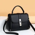 thumbnail image 2 of Negro Bolsa Mujer Impermeable Tote Crossbody Bandolera De Pu, 2 of 8