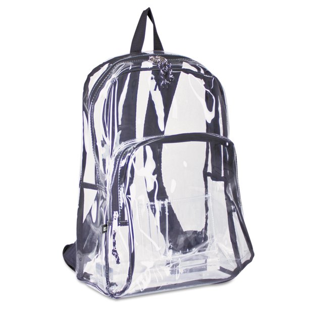 Eastsport PVC Plastic Clear Backpack