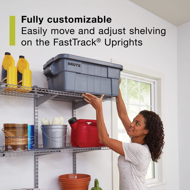 2 pack) Rubbermaid Garage FastTrack 36