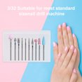 thumbnail image 3 of 10PCS Nail Drill Bit Set Professional Assorted Manicure Drill Bit Nail Art Tool, 3 of 10