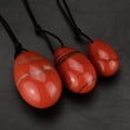 thumbnail image 5 of YUOPEEA 3pcs Natural Red Jasper Yoni Egg Kegel Exercise for Women for Health Ca, 5 of 13