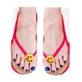 thumbnail image 1 of Calcetines Patrón 3D Tobillo 1 Pares Casuales Un Regalo Mordaza para Mujer Regalos, 1 of 9
