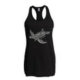 thumbnail image 1 of Artix - Women's Racerback Tank Top, up to Women Size 2XL - Sea Turtle Hawaii, 1 of 5