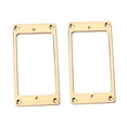thumbnail image 3 of SKISUNO 2Ud Anillos De Montaje Para Pickup Humbucker De Metal Dorado Con Duradero Para Guitarra, 3 of 8