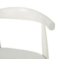 thumbnail image 5 of Noble House Cotterell Fabric and Wood Dining Chairs, Set of 2, Off White Linen and Bleached Wood, 5 of 8