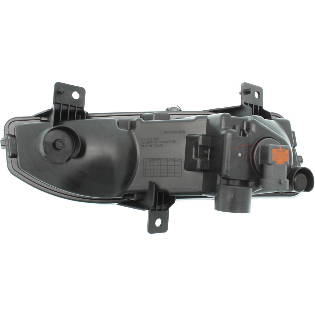 For Nissan Kicks/Leaf 2018 2019 2020 Fog Light Assembly Passenger Side | Front | Hybrid | CAPA | Replacement For NI2593139, NI2593139C | 191275396285, 261508995A
