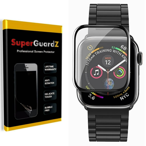 [2-Pack] For Apple Watch Series 8 (41 mm) / Series 7 (41 mm) / Series 8 Aluminum (41 mm) SuperGuardZ [3D Curved FULL COVER] Screen Protector, HD Clear, Military Grade Film, Anti-Scratch
