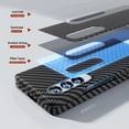thumbnail image 6 of Aramid Fiber Case for Samsung Galaxy Z Fold 4 Case Aramid Fiber Thin Fit Slim Minimalist 6 FT Military Grade Drop Protection Case with Wireless Charging, Black, 6 of 7