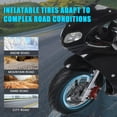 thumbnail image 5 of Floseru 50CC Kids Motorcycle Gas Powered Pocket Bike with 1.25L Tank, 2-Stroke Mini Motorcycles with Dual Headlights Brakes Rubber Handlebar, Kid Toy Motorcycle Pit Bike Ages 8-14, 5 of 10