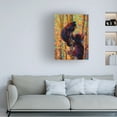 thumbnail image 2 of Trademark Fine Art Marion Rose Thoughtful Black Bear Canvas Wall Art - 24x32, 2 of 5