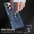thumbnail image 4 of HCTian Étui pour iPhone 12 Pro Max, Support Robuste avec Support Magnétique Intégré, Support de Voiture Antichoc, Protection de Caméra pour iPhone 12 Pro Max, 4 of 7