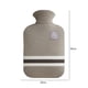 thumbnail image 1 of Bolsas de agua caliente de llenado de agua de 2000 ml para invierno a prueba de frío para mujeres (gris) Sywqhk Libre de BPA, 1 of 7