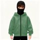 thumbnail image 1 of Chaqueta deportiva de invierno de color liso para niños, de manga larga, con capucha, informal, con cremallera y bolsillos, de poliéster, 1 of 5