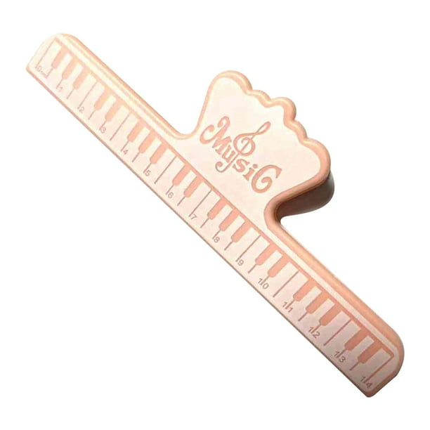 Fiudx Clip para Notas Musicales, Plástico Abs, Estable y Ligero, Fácil de Transportar, Ideal para Música de Piano, Archivos, Catálogos, Amantes de La Música y Clases de Música. Tamaño: 15 X 5 X 3 Cm.