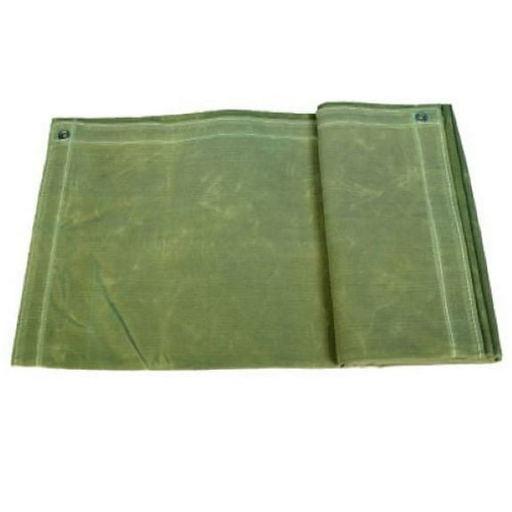 Tru Guard 101210GCT 10' Foot x 12' Foot 10 oz Green Canvas Tarp