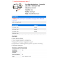 thumbnail image 2 of Rear Right Window Motor - Compatible with 1993 - 1997 Ford F-250 1994 1995 1996, 2 of 2