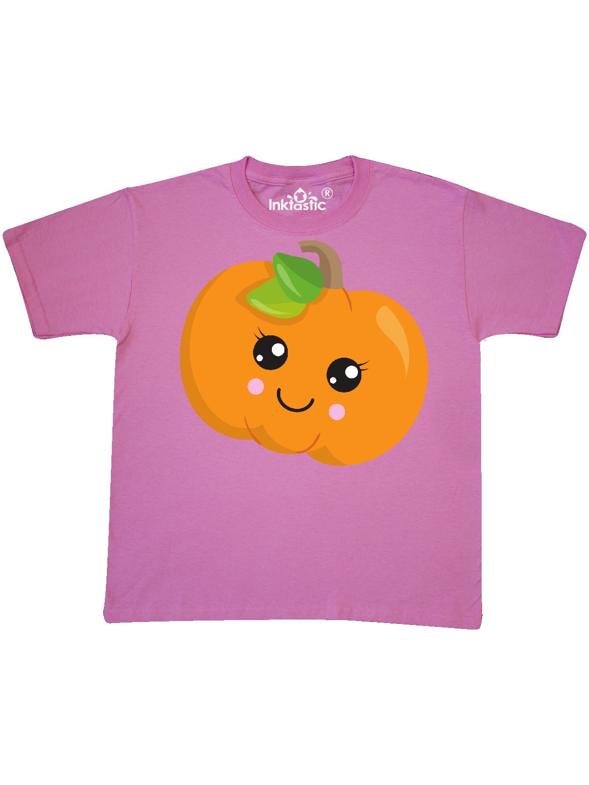 Smiling Pumpkin, Orange Pumpkin, Halloween Youth T-Shirt - Walmart.com ...